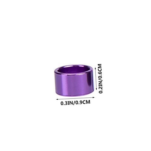 BESPORTBLE Easy to Use Bird Leg Bands 18pcs Pigeon Racing Rings Aluminum Bird Leg Bands for Identification Random Color