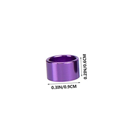 BESPORTBLE Easy to Use Bird Leg Bands 18pcs Pigeon Racing Rings Aluminum Bird Leg Bands for Identification Random Color
