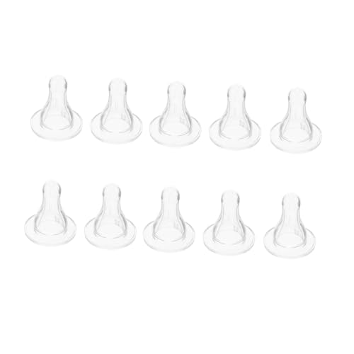 10pcs Replacement Nipples for Lambs Pigs and Livestock Safe Silicone Feeding Pacifiers for Bottles for Animal Feeding Supplies