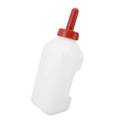 GLOGLOW Calf Feeding Bottle, Silicone Material, 2L Large Capacity Calf Nursing Bottle for Calves and Livestock (Horizontal Milk Pot)