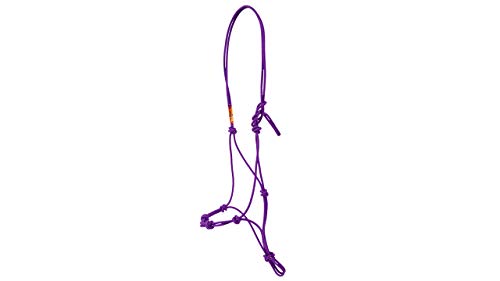 Downunder Horsemanship Rope Halter - color: Purple, size: Small
