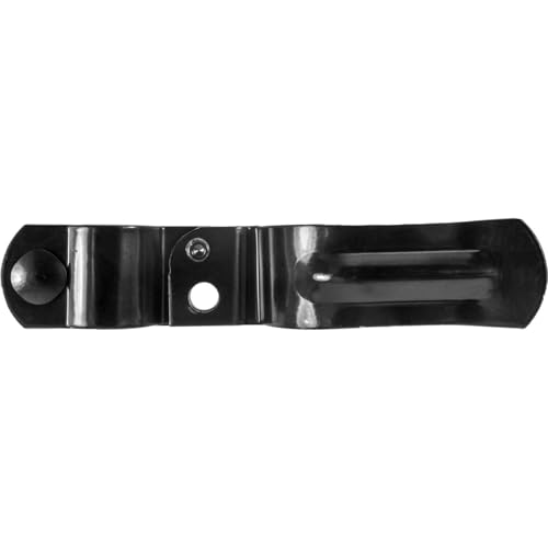 Black 1-3/8" x 2-3/8" Heavy Duty Fork Latch- Pressed Steel - Powder Coated - size: 1-3/8" x 2-3/8"