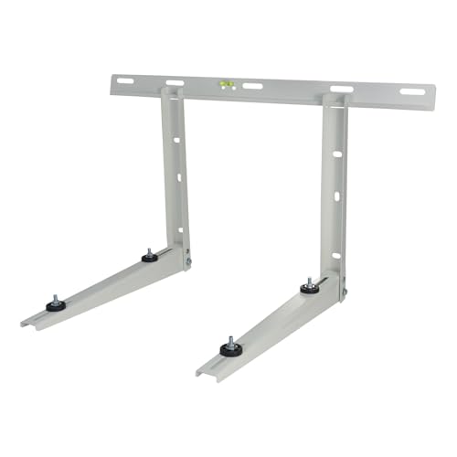 Qualward Mini Split Wall Mounting Bracket for Universal Ductless Air Conditioners, Heavy Duty Support Bracket for AC, Heat Pumps Compressors 9000-36000 BTU - size: 9000-36000 Btu