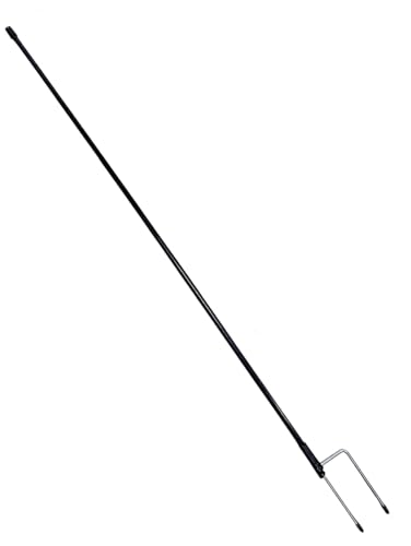 Electric Poultry Netting Replacement Poles – 48" Heavy-Duty Fiberglass Posts with Metal Stakes for Electric Fence Kits – Durable, Easy Setup, Compatible with Most Poultry Netting Systems