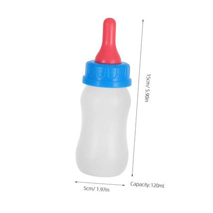 4pcs Robust Livestock Milk Feeders for Calf Lamb Piglet Easy to Clean Feeding Bottles