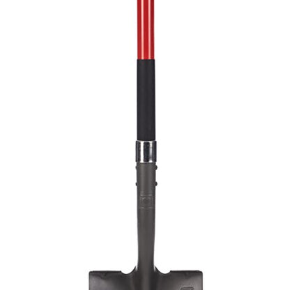 Radius Garden 58-in Long Handle Round-Point Shovel, Steel Shaft, Steel - style: Long-Handle, Round Point