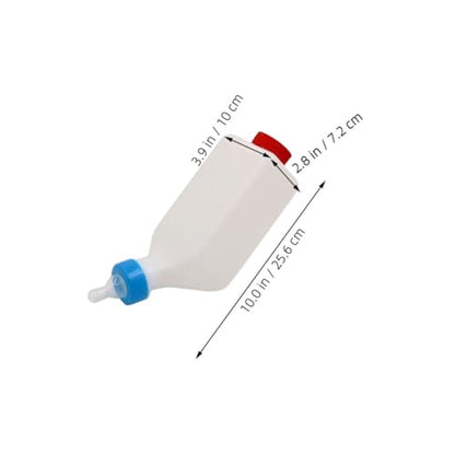 Happyyami Lamb Nursing Bottle Efficient Feeding System for Small Animals Safe and Reliable Piglet Feeder with Easy Attachment for Goats and Sheep Pc
