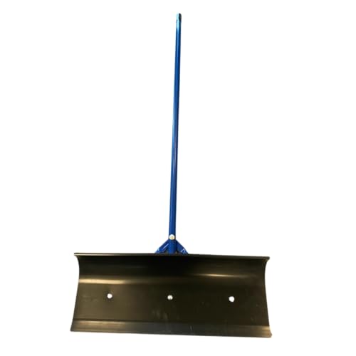 VES Barn Scraper - 30 Inch - Poly Blade - Curved Handle Artex