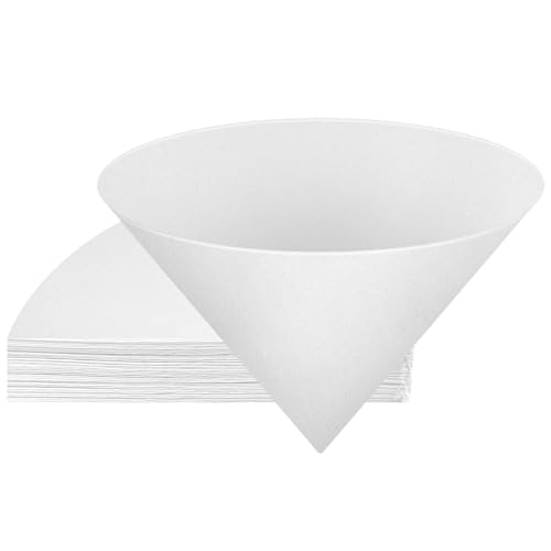 NACHLYNN 20pcs Deep Fryer Oil Filter 4.5 Inch Non Woven Maple Syrup Filter Cones Cooking Oil Filters for Restaurant Kitchen Cafe Hotel - size: 4.5 inch