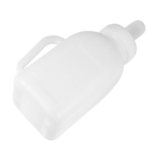 Abaodam 1Set Vertical Lamb Feeding Bottle with Silicone Nipples Durable Feeding Supplies for Farmers Suitable for Sheep Pigs Horses and More Capacity High Temperature