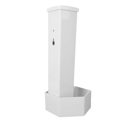 SUNGOOYUE Chicken Feeder, Large Capacity, Durable ABS Material, Hanging Feeder for 6 Chickens for Outdoor Use