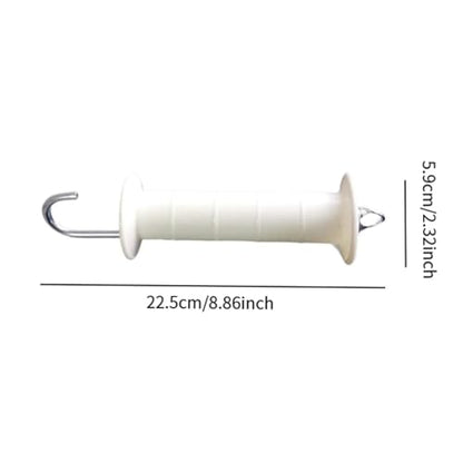 8pcs Sturdy Electric Fence Gate Handles Spring Replacement Easy to Install Insulated Accessories for Outdoor Metal