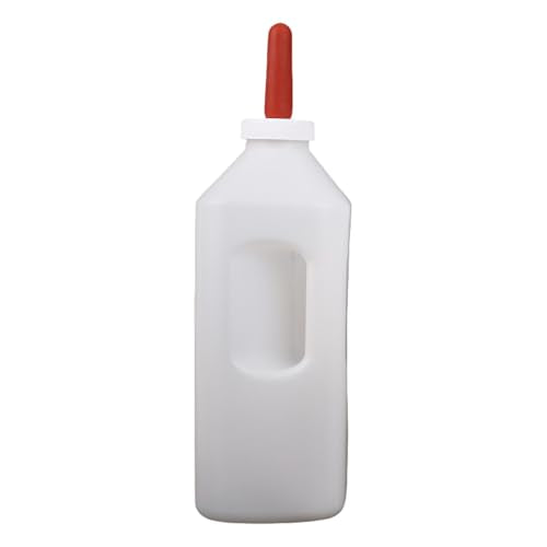 Calf Feeding Bottle with Nipple and Comfortable Grip Calf Feeders 1-5L Large Capacity Easy Feeding Large Capacity Milk Bottle - color: 4 Liters