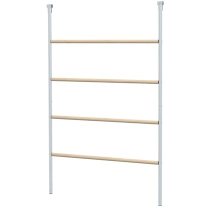 Chicken Roost for Coop, Galvanized Steel & Wood Jungle Gym with Four Height-Adjustable Tiers, 55" L x 33.75" W Roosting Bars for Hens, Ladder for Easy Assembly (22 lbs Capacity)