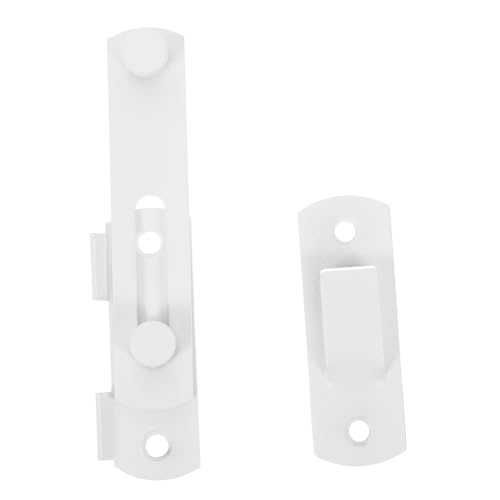 POPETPOP Heavy Duty Stainless Steel Latch Lock for Wooden Gates Secure Closure for Pet Cages Farm Enclosures and Barn Doors Matte