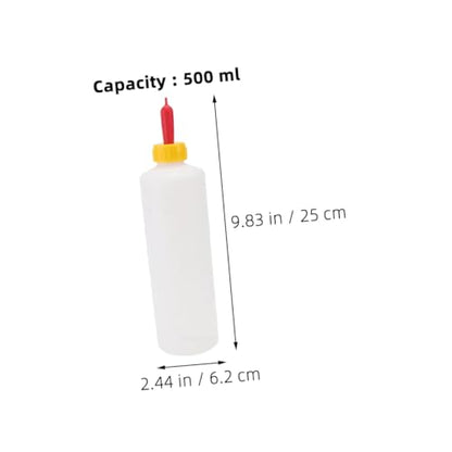 Alasum 2sets Goat Supplies Livestock Milk Feeding Bottles Calf Lamb Nursing Dispenser Easy to Clean Store