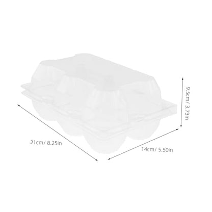 6pcs Easter Egg Cartons Jumbo Egg Cartons for Goose Reusable Display Tray Storage - size: 21.00X14.00X9.50CM