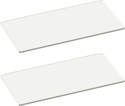 Greesum 2 Shelves of Outdoor Horizontal 26FT Storage Shed, for Waterproof and UV Protection 150 Gallon Deck Box (Without Shed), White - color: White, size: Shelves