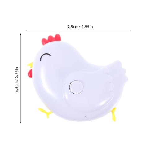 NUOBESTY Kids Measuring Tape Cartoon Chicken Mini Tape Measure for Body Sewing Craft Tailor Portable Small Flexible 1 Meter