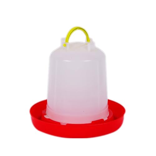 Hanging Chicken Feeder, Chick Feeder and Waterer Set Chicken Food Feeders Poultry Hanging Feeders and Drinker for Chickens Coops Chick Starter Kit for Ducks Geese Poultry - color: 4L