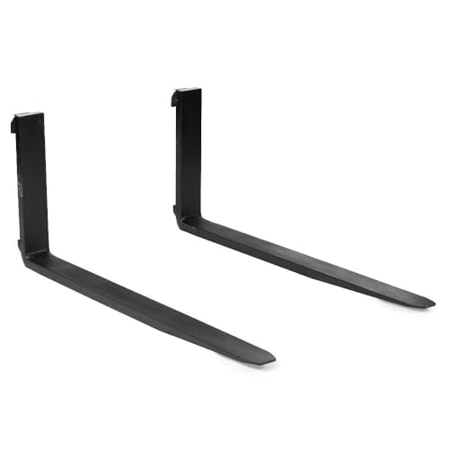 Titan Attachments 48in Pallet Fork Blades, 4,000 LB Load Capacity, Class II Forklift Blades - color: Class 2, size: Pallet Fork Length: 48"