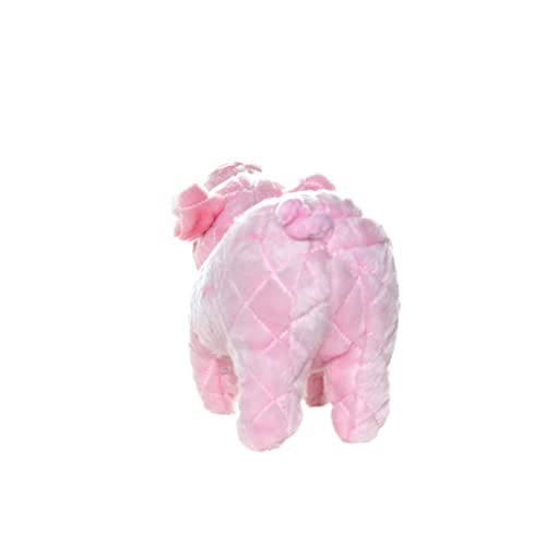 MIGHTY Tuffy Farm Animal: Piglet Ultra Durable Plush Dog Toy | Multiple Layers & Reinforced Seams , Washable and Floats , Mighty® Construction - color: Pink Piglet