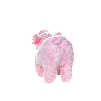 MIGHTY Tuffy Farm Animal: Piglet Ultra Durable Plush Dog Toy | Multiple Layers & Reinforced Seams , Washable and Floats , Mighty® Construction - color: Pink Piglet