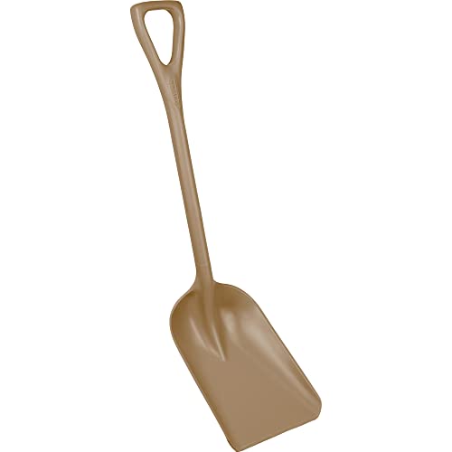 Remco 698166 Shovel,One-Piece,11",PP,Brown - color: Brown, size: 10 inch Blade