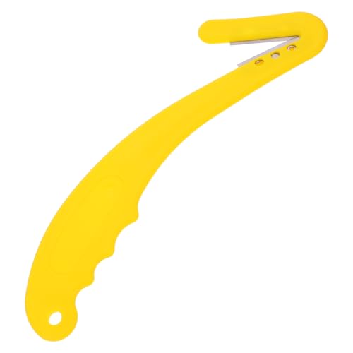 Sheep and Goat Ear Tags Remover Heavy Duty Ear Tag Cutter Tool Label Remover for Cattle Cow Pig - color: Yellow