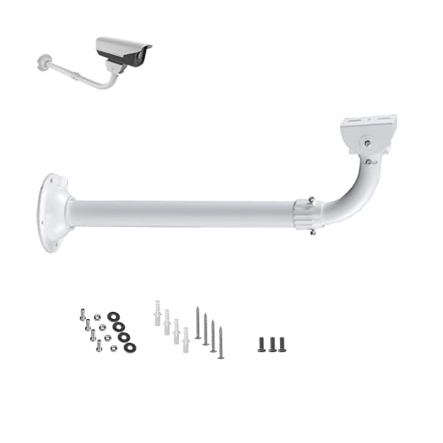 WiTi CCTV Security Camera Mount Bracket, 40CM-60CM Adjustable Wall and Ceiling Mount Bracket for CCTV IP Camera,Metal Pole Mount