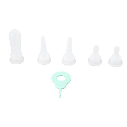 Puppy Milk Feeder,Puppy Feeder Milk Bowl Multi Nipples Plastic Easy to Clean Anti Flatulence for Kitten Pet (Blue) - color: Blue
