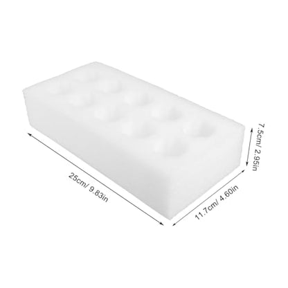 BESTOYARD Egg Holder Tray 10-Grid, Thickened Foam Shock-Absorbing Protective Container for Shipping & Refrigerator Storage, for Fresh Chicken Eggs