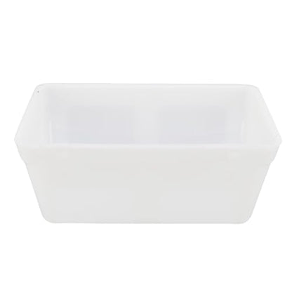 Hanging Poultry Feeder, Large Capacity Space Saving Plastic Hanging Chicken Feeder Trough with Minimized Feed Waste, for Farm Coop Yard Indoor Outdoor Use (White) - color: White