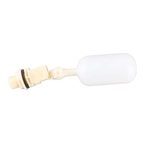 G1/2 Male Thread Float Valve ABS Adjustable Water Tank Float Ball Valve for Automatic Water Bowl Horse Cattle Goat Sheep Pig Dog Water Trough Farm Supplies