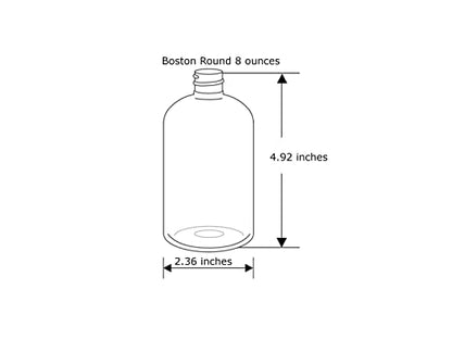 Natural Farms Empty Shampoo Bottles- 8 oz - 12 Pack Pump Dispenser for Soap Cream Lotion Gel- Amber Empty PET Boston Round Plastic Bottle with Black Pump
