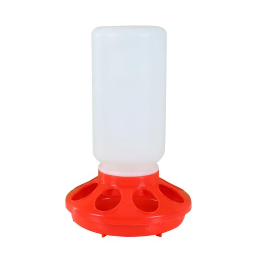 2026 New Baby Chick Feeder and Waterer Set,1 Quart Poultry Starter Kit,8-Hole Chick Feeder with Gravity Waterer for Chicks,Ducklings,and Small Poultry Brooder Supplies
