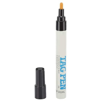 Livestock Ear Tag Marking Pen with Spare Head, Black Ink, Non-Fading for Pig Sheep Cattle Identification