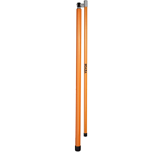 VEVOR Height Stick for Trucks, 15 FT Load Height Measuring Stick with Carrying Bag, Non-conductive Truck Stick with Adjustable Pole for rucks, Car Haulers - size: 15ft