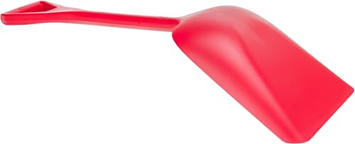 SPARTA 41076EC05 Plastic Sanitary Shovel, Food Safe Plastic Shovel For Commerical Kitchens, 11 Inches, Red - color: Red, size: 10" x 13.75" Scoop