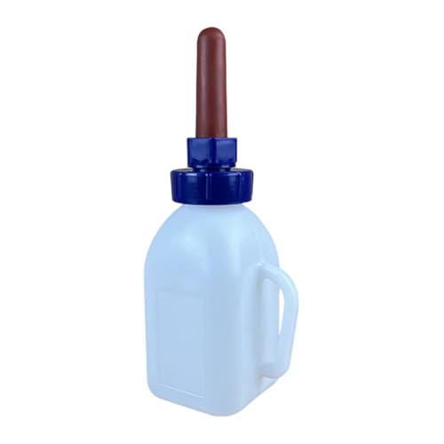 Large Capacity Livestock Milk Container Feeding Bottle with Leakproof Nipple Easy Refilling Mouth for Fawns Nursing - style: 1 liter capacity