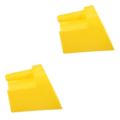 Yardwe 2pcs Feeding Shovel Thickened Scoop for Livestock Ergonomic Handle and Easy Farm Food Supplies Multi-use Poultry Feeding Tool