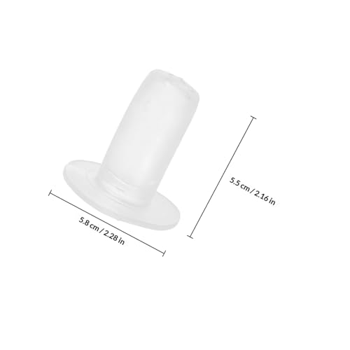 5pcs Silicone Milk Bottle Nipples for Calves and Young Animals, Efficient Feeding Pet Nursing Nipples with Replaceable Design, Livestock Feeding Accessory for Farm Use