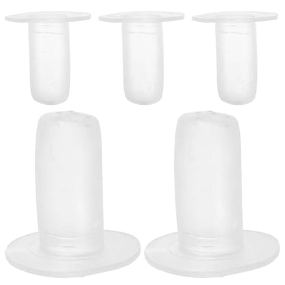 HOMSFOU 5pcs Cattle Feeding Nipples Silicone Nursing Teats for Calf Bottle Replacement Pet Food Accessories Livestock Feeding Supplies