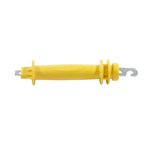 Electric Fence Handle Gate Spring Rubber Insulated Handle Installation Weather Resistant PE Metal Suitable for Ranch Farm Animal Husband