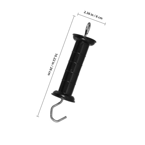 OSALADI Electric Fence Gate Handle Plastic with Fence Tension Springs for Outdoor Farm and Wooden Gates Sturdy Replacement