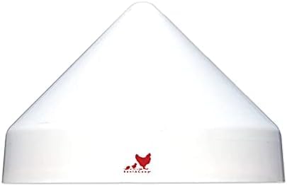 RentACoop Anti-Roost Cone for 5 Gallon Round Chicken Bucket Waterers and 20lb Feeders