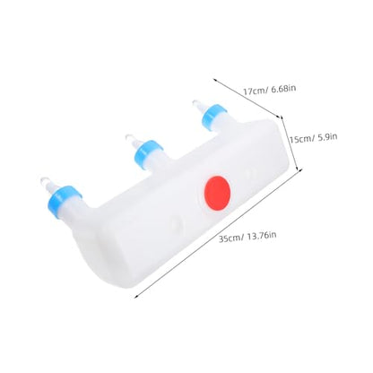 HEMOTON Farm Animal Feeder for Goats and Lambs Multiple Pacifiers Milk Feeding Device Sturdy Pig and Sheep Bottle Comfortable Nipples for Farms and Livestock Care
