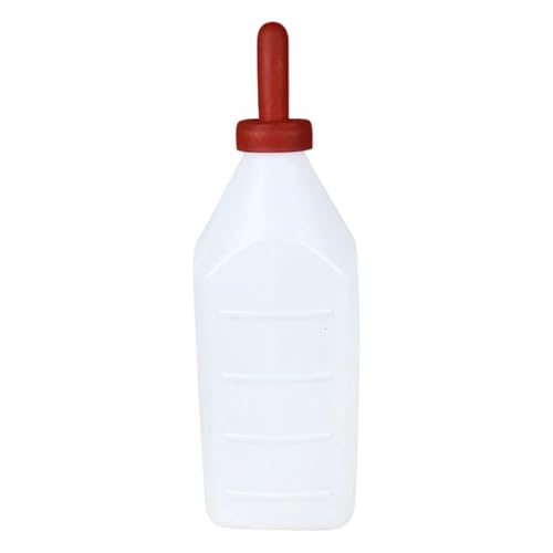 Practical Livestock Feeding Bottle Milk Bottle with Extra Long Nipple Leakproof Design for Better Suckling Farm Animal Long Nipple Livestock Feeding - color: Vertical 4 liter int