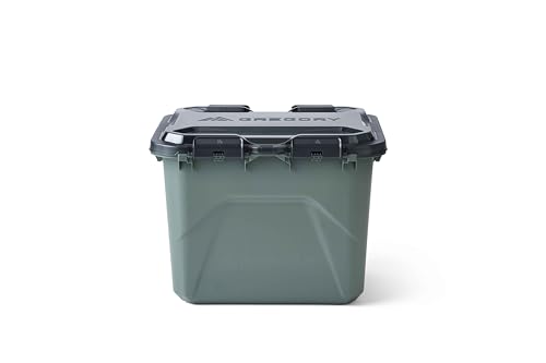 Gregory Alpaca 50L Waterproof Gear Organization/Camping Gear Box with Transparent Removable Lid, Nomad Green - color: Nomad Green, size: 50L