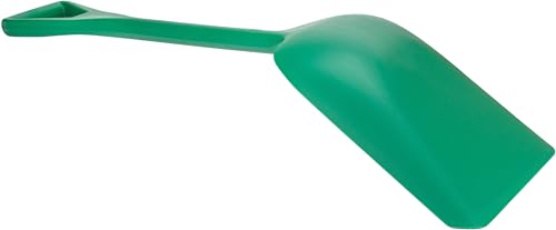 SPARTA Polypropylene Sanitary Shovel, One-Piece Molded Food and Ice Scoop for Commercial Kitchen and Bulk Ingredient Transfer, 10" x 13.75" Scoop, Green - color: Green, size: 10" x 13.75" Scoop